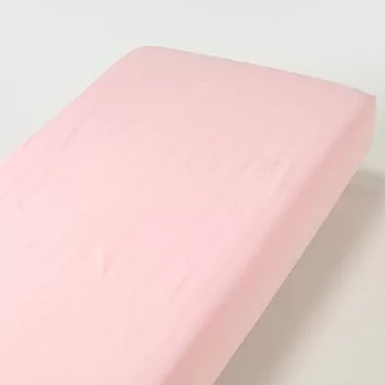 [MUJI 無印良品]牛津棉床包/D/粉紅色/雙人