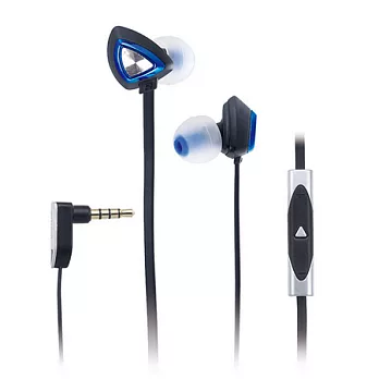 Genius HS-i250 手機專用耳道式耳機麥克風(藍色)藍色