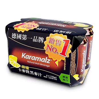 【GoodSome 好東西】德國進口Karamalz卡麥隆黑麥汁(檸檬)_罐裝(330ml*6入)