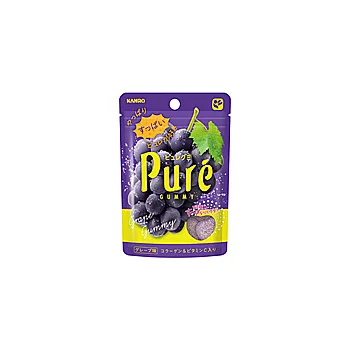 日本【卡羅】PureQ軟糖-葡萄