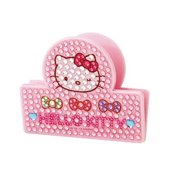 SANRIO HELLO KITTY萊茵石夾子/事務夾