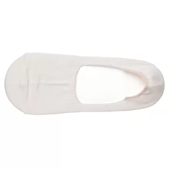 [MUJI 無印良品]男棉混麻止滑隱形襪柔白25~27cm