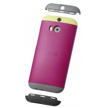 HTC HC C940 One M8硬殼保護殼(灰/黃/紫)