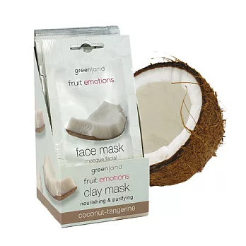 Greenland 複合精粹 椰奶橘子舒緩泥面膜