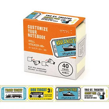 MIDORI DIY系列-貼紙膠台票根貼