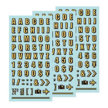 MIDORI DIY系列-字母數字貼 金金
