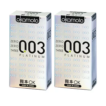 【岡本okamoto】003 Platinum白金 6片裝_2入組