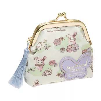 San-X 魔幻馬戲團無名花園系列防水珠扣零錢包