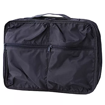[MUJI 無印良品]尼龍旅行分類收納袋(附口袋)/深藍