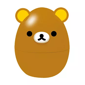 San-X 拉拉熊我愛生活系列雞蛋造型保護殼。懶熊