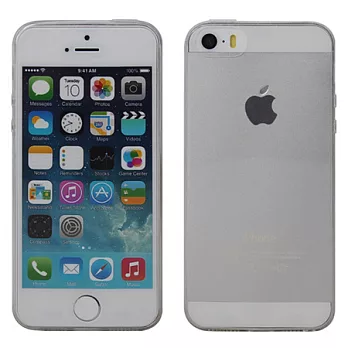 【BIEN】iPhone 5/5S 超薄全透點紋軟質保護殼