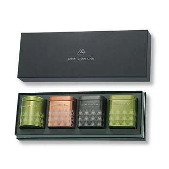 【山山來茶Shan Shan Cha】自然農法精選茶葉禮盒-山山經典(大)4入