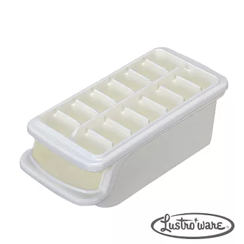 【Lustroware】日本進口製冰收集盒(14格)