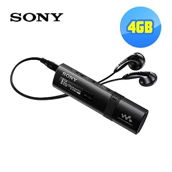 SONY Walkman時尚數位隨身聽4GB (NWZ-B183F)送魔術毛巾(獵鷹黑)