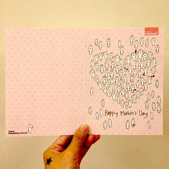 《hahahana》2014 媽媽我愛你・謝謝您卡片