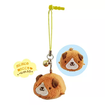 UNIQUE 動物樂園掌心沙包公仔螢幕擦。小棕狗