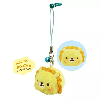 UNIQUE 動物樂園掌心沙包公仔螢幕擦。小獅子