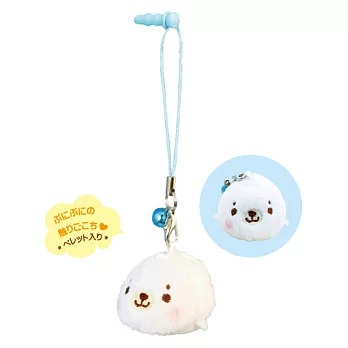 UNIQUE 動物樂園掌心沙包公仔螢幕擦。小海豹