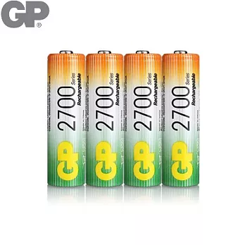 GP低自放鎳氫充電池3號2700mAh (4入)