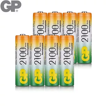 GP低自放鎳氫充電池3號2100mAh (8入超值包)