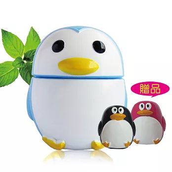 可愛企鵝護手乳-綠茶藍20ml+贈可愛企鵝護唇膏1.5g*2