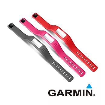 GARMIN Vivofit 腕帶 灰/粉紅/紅 (尺寸：大)