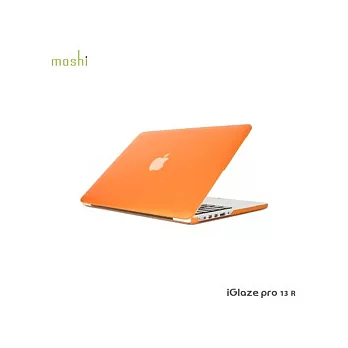 moshi iGlaze for Retina MacBook Pro 13 輕薄防刮保護殼半透橘