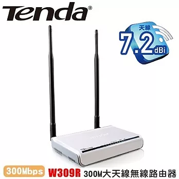Tenda W309R 11N 300Mbps 高功率大天線無線WiFi路由器