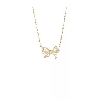 Enya★繼承者們 蝴蝶結項鍊金色