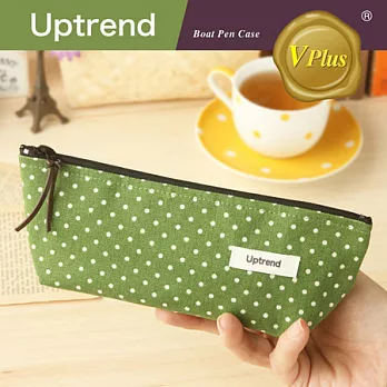 Uptrend/V-plus‧甜蜜冒險船型筆袋│抹茶QQ
