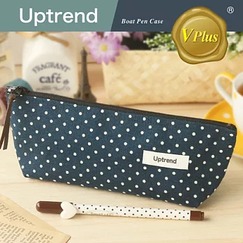 Uptrend/V-plus‧甜蜜冒險船型筆袋│藍莓QQ