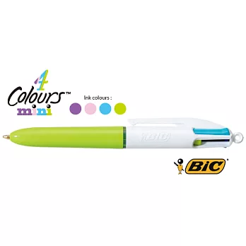 BIC 4 COLORS 1.0 迷你粉彩四色筆 綠