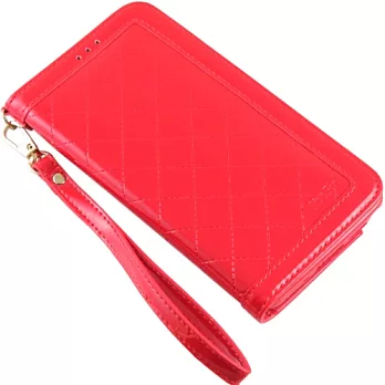 KooPin Xiaomi 紅米手機 / 紅米機 隱磁系列 手提式菱格包豔陽紅