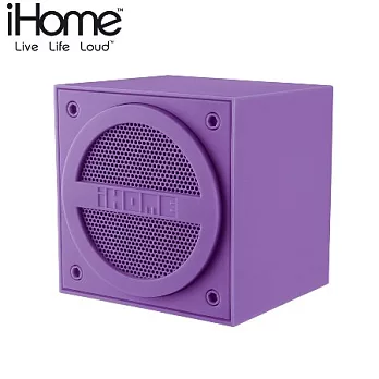 iHome - iBT16 攜帶式可充電藍牙喇叭-紫色紫色