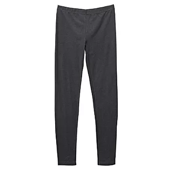 [MUJI 無印良品]女棉混天竺(抗菌防臭)涼感全長緊身褲L墨灰