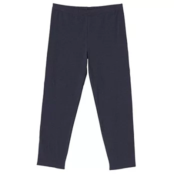 [MUJI 無印良品]女棉混天竺(抗菌防臭)涼感七分緊身褲S暗藍