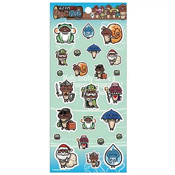 《NIC》菇菇栽培研究室立體泡棉貼紙(藍綠)