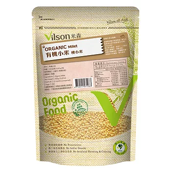 【米森Vilson】100%有機小米 (450g)