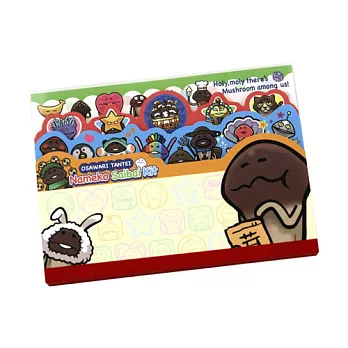 《SAKAMOTO》菇菇栽培研究室造型便條本(集合)