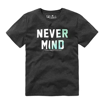 【CACO】GRAPHIC T．設計圖像．別在意三色短T(男)S深麻灰