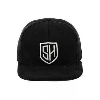 【CACO】SEVEN HEAVEN．個性潮流．SH繡花棒球帽黑