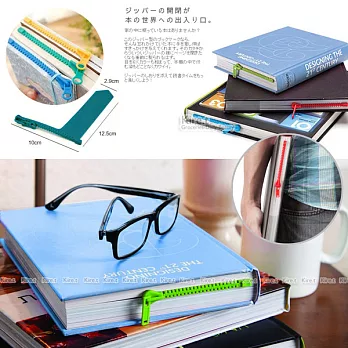 kiret日本創意書籤 拉鍊書籤3入創意實用設計卡通拉鏈書簽