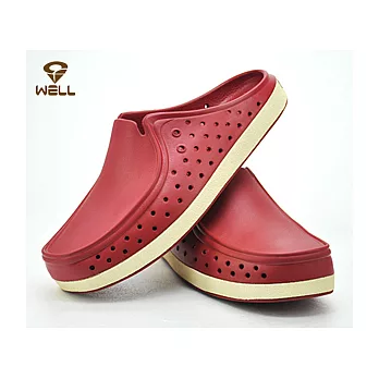 【Q-WELL酷威爾】Argo Slipper男女超輕量 酒紅色輕便鞋38RD酒紅輕便鞋