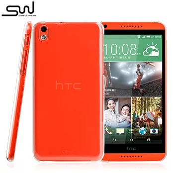 SIMPLE WEAR HTC Desire 816 專用透明保護殼 - 透明