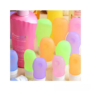 旅行便攜矽膠分裝瓶組藍粉白