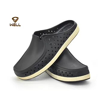 【Q-WELL酷威爾】Argo Slipper男女超輕量便鞋38BK黑色