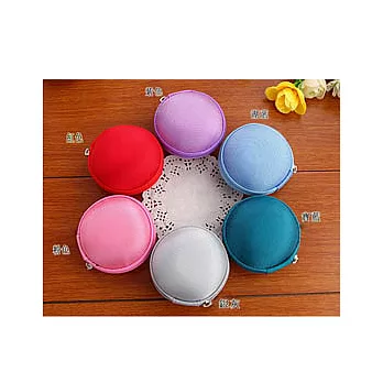 馬卡龍造型耳機小物收納盒紫色