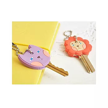 可愛卡通造型鑰匙套8入組