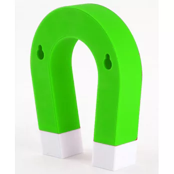 創意馬蹄鐵磁鐵鑰匙收納器綠色