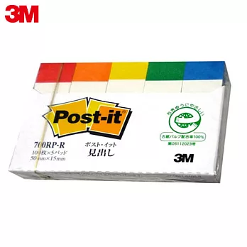 3M Post-it利貼 紙標籤再生材質 700CR-R